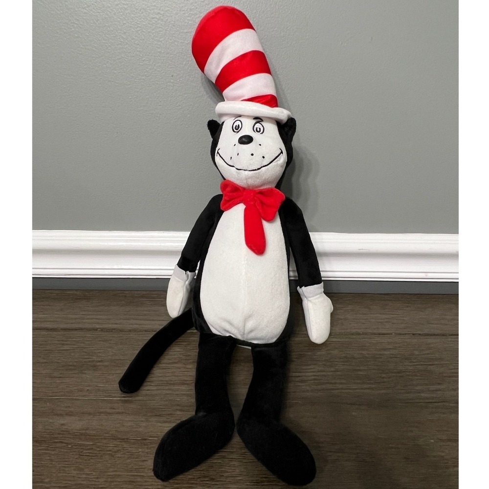 Dr. Seuss Cat in the Hat Plush Stuffed Animal Kohl's Cares‎ 21" Kids Toy